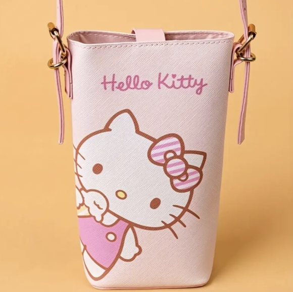 Hello Kitty Sanrio Pink Crossbody Bag - Picture 1 of 8